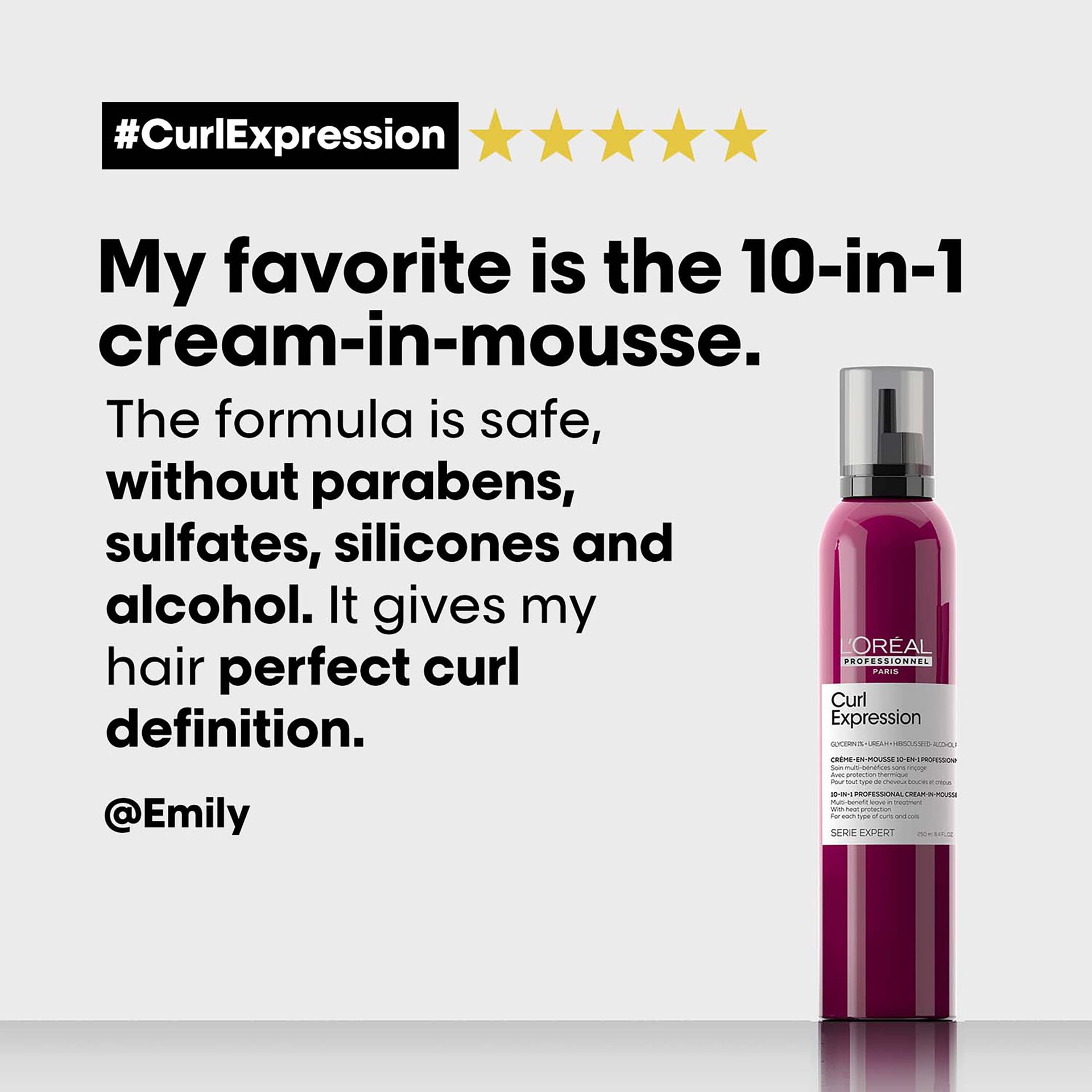 L'Oréal Professionnel Série Expert Curl Expression 10-In-1 Cream-In-Mousse L'Oréal Professionnel Série Expert Curl Expression 10-In-1 Cream-In-Mousse