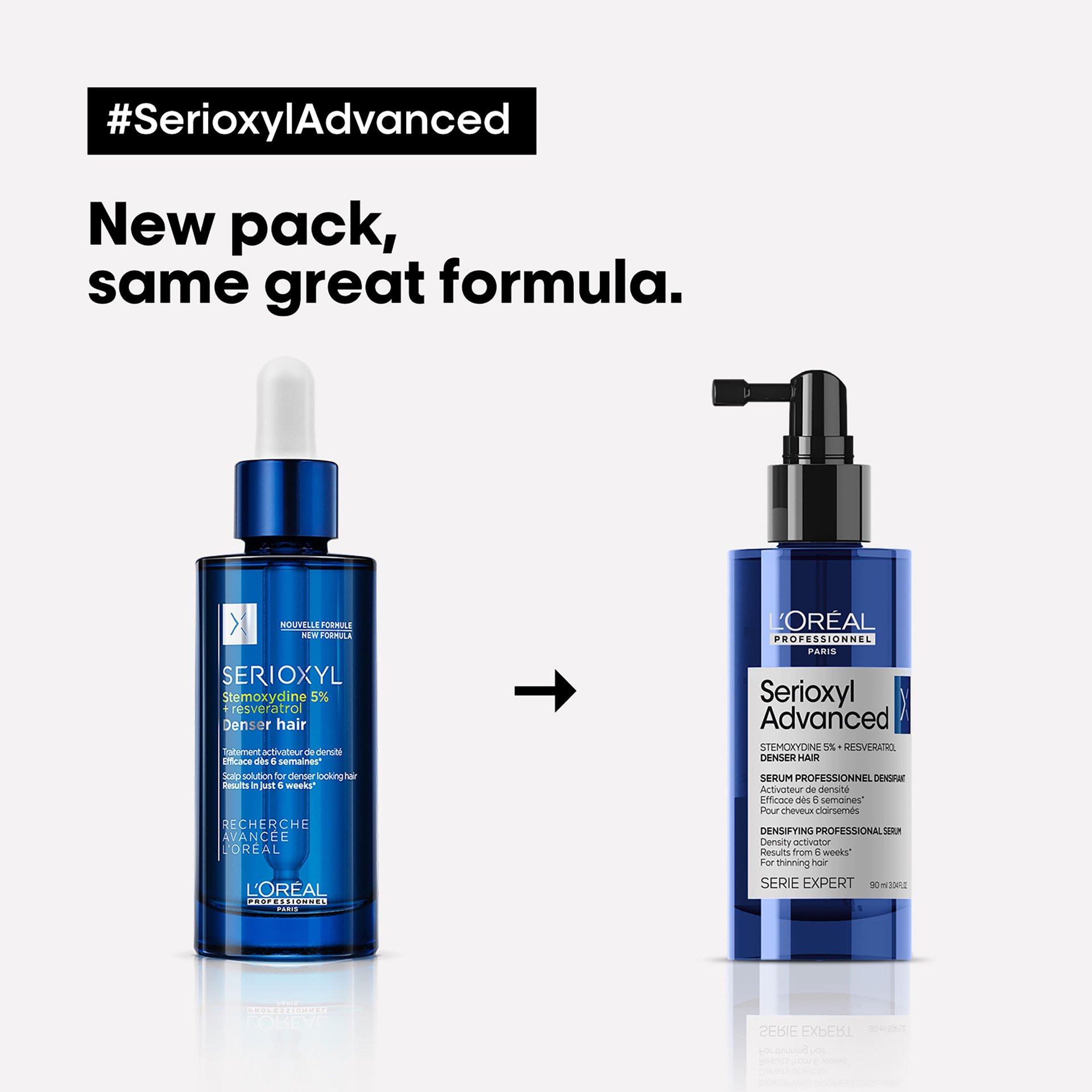 Serioxyl advanced the denser hair density activator serum for more