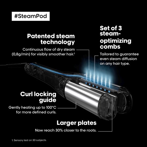 Professional steam sales styler steampod
