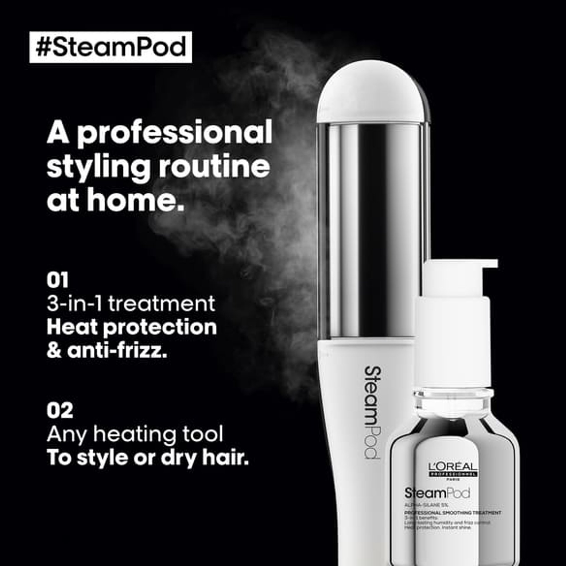 L’Oréal Professionnel Paris | Discover SteamPod Treatment