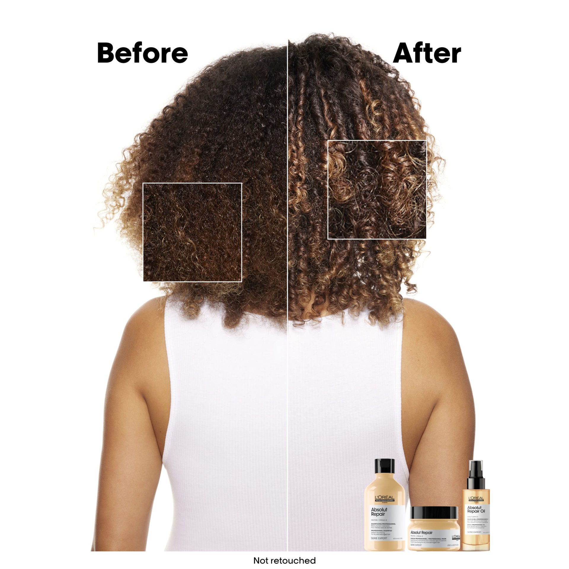 Absolut Repair instant resurfacing masque for damaged hair. - L