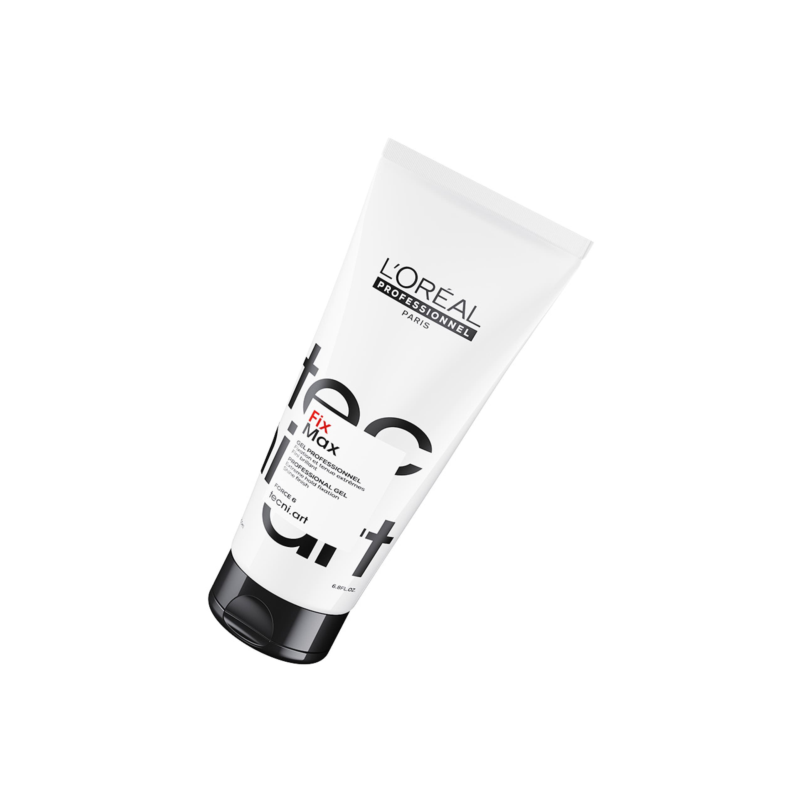 Style with Fix Max gel for lasting control, no residue.